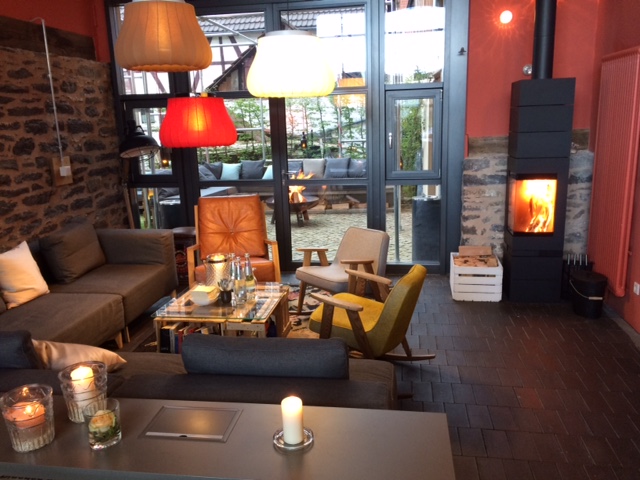 Kaminofen in der alten hôfreite