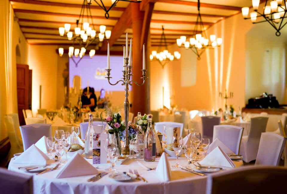 Bankett im Rittersaal - Setup