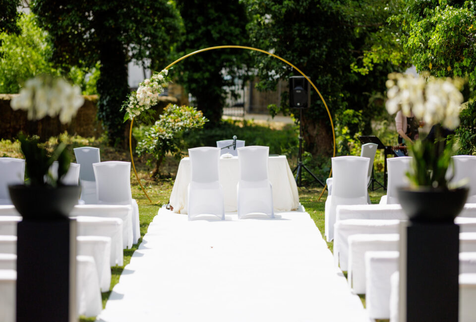 Trauung im Schlosspark - Setup